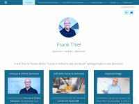 trainer-frank-thiel.de Webseite Vorschau