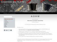 aohw.ch Webseite Vorschau