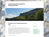 bürgergemeinden-baselland.ch Webseite Vorschau