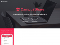campusshare.de Webseite Vorschau