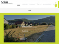 csgb.ch Webseite Vorschau