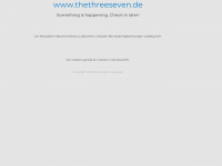 thethreeseven.de Webseite Vorschau