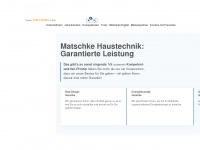 matschke-haustechnik.de Webseite Vorschau