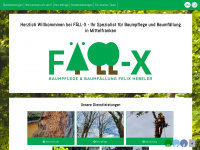 fäll-x.de Webseite Vorschau