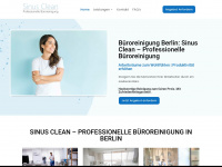 sinus-clean.de Webseite Vorschau