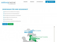 salzburgmed.net Webseite Vorschau