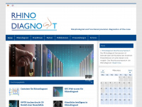 rhinodiagnost.eu Webseite Vorschau