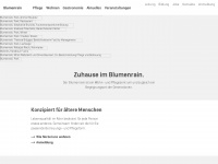 blumenrain-zollikon.ch Webseite Vorschau