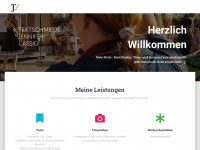 textschmiede-laessig.de Webseite Vorschau