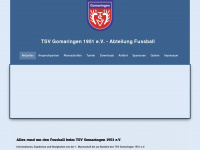 tsv-gomaringen-fussball.de Webseite Vorschau