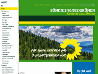 gruene-regen.de Webseite Vorschau