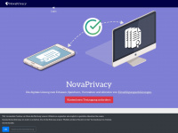 novaprivacy.com Webseite Vorschau