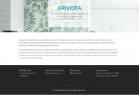 arivora.de Webseite Vorschau