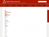 radar-rencontres.fr Webseite Vorschau