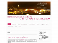 chor-st-mauritius.de Webseite Vorschau