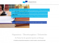 hispaniensis.de Webseite Vorschau