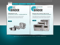 binder-vacuum.com Webseite Vorschau