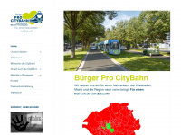 procitybahn.de Webseite Vorschau