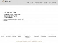 venio-klinik.ch Webseite Vorschau