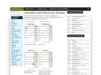 calendario2019brasil.com.br Webseite Vorschau