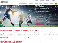 international-football-institute.com Webseite Vorschau