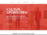 kultursponsoren-landkreis-passau.de Webseite Vorschau