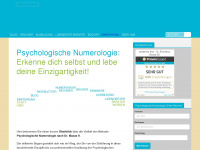 psychologischenumerologie.eu Webseite Vorschau