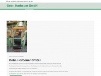 harbauer-gmbh.de Webseite Vorschau