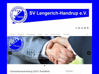 sv-lengerich-handrup.de Webseite Vorschau