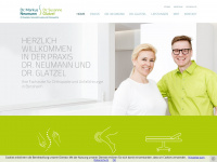 orthopaedie-neumann-glatzel.de Webseite Vorschau