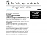 diebedingungsloseakademie.org Webseite Vorschau