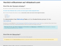 niklaskoch.com Webseite Vorschau