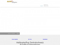 helikopterflug-zentralschweiz.ch Webseite Vorschau