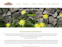 almenland-kraeuter.at Webseite Vorschau