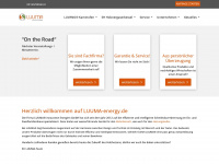 luuma-energy.de Webseite Vorschau