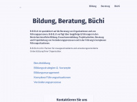 b-b-b.ch Webseite Vorschau