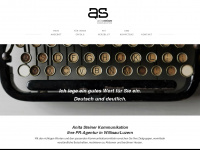 as-kommunikation.ch Webseite Vorschau
