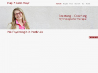 mayr-karin.at Webseite Vorschau