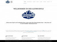 bergsporttirol.at Webseite Vorschau