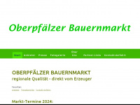 oberpfaelzer-bauernmarkt.de Webseite Vorschau