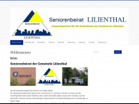 seniorenbeirat-lilienthal.de Webseite Vorschau