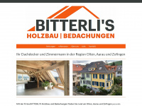 bitterli-holz.ch Webseite Vorschau