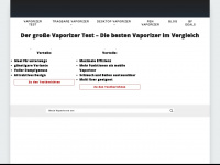 vaporizer-review.de Webseite Vorschau