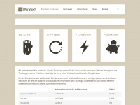 dwboxx.de Webseite Vorschau