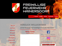 feuerwehr-hainersdorf.at Webseite Vorschau
