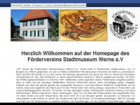 fv-museum-werne.de Webseite Vorschau