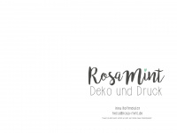 rosa-mint.de Webseite Vorschau