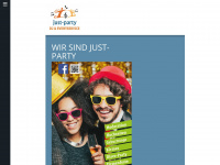 just-party.eu Webseite Vorschau
