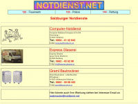 notdienst.net Webseite Vorschau