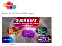 disco-querbeat.de Webseite Vorschau